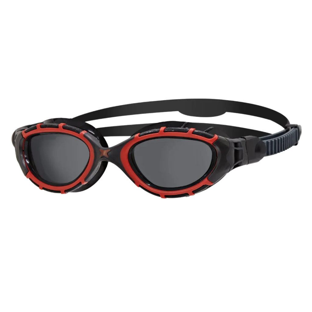 Zoggs Predator Flex Titanium Black / Red / Smoke - Booley Galway
