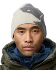 Bergtagen Jacquard Beanie-Chalk White-Grey
