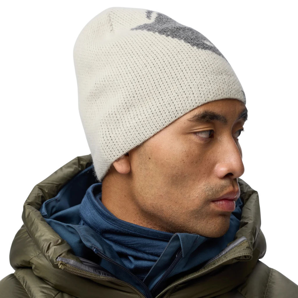 Bergtagen Jacquard Beanie-Chalk White-Grey