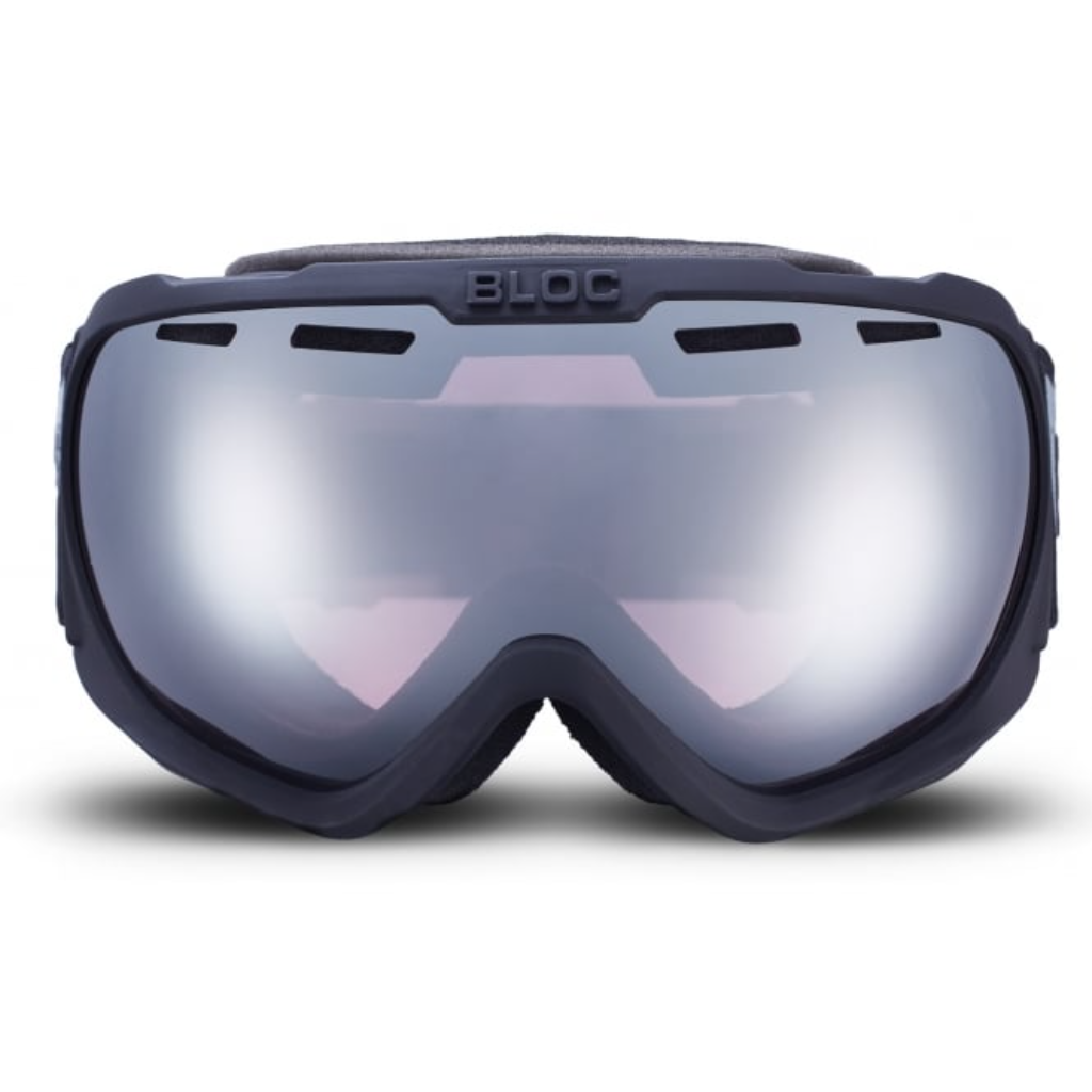 Boa - Matt Black / Light Purple Mirror Silver Lens