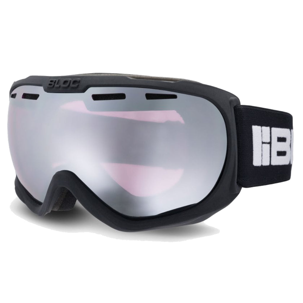 BLOC Boa Matt Black / Light Purple Mirror Silver Lens - Booley Galway