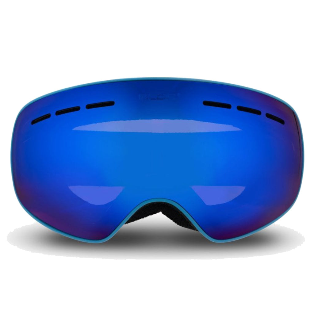 Small Fit Moon - Matt Blue / Brown Blue Mirror Lens