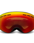 BLOC Small Fit Moon Matt Black / Dark Brown Red Mirror Lens - Booley Galway