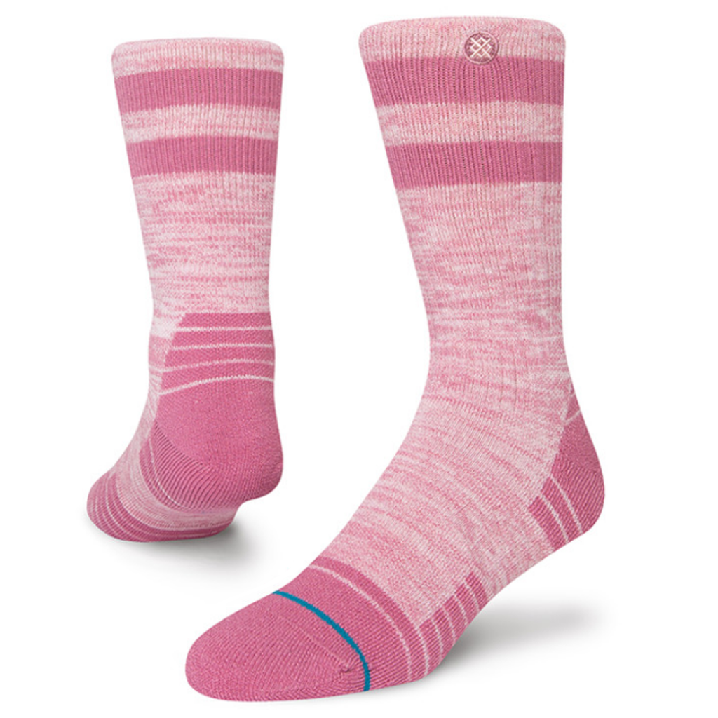Stance Unisex Infiknit Feel360 Hike Medium Crew Campers Mauve - Booley Galway