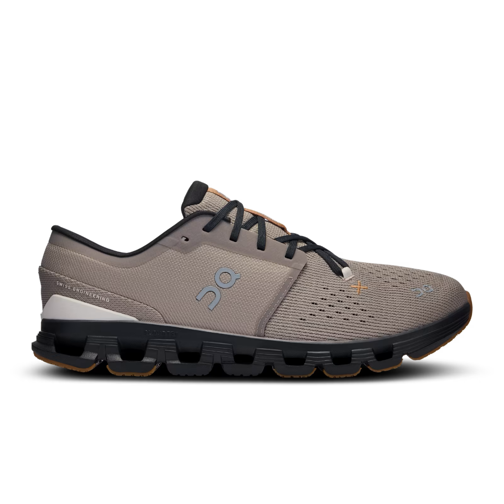 On Running Men&#39;s Cloud X 4 Fog / Black - Booley Galway