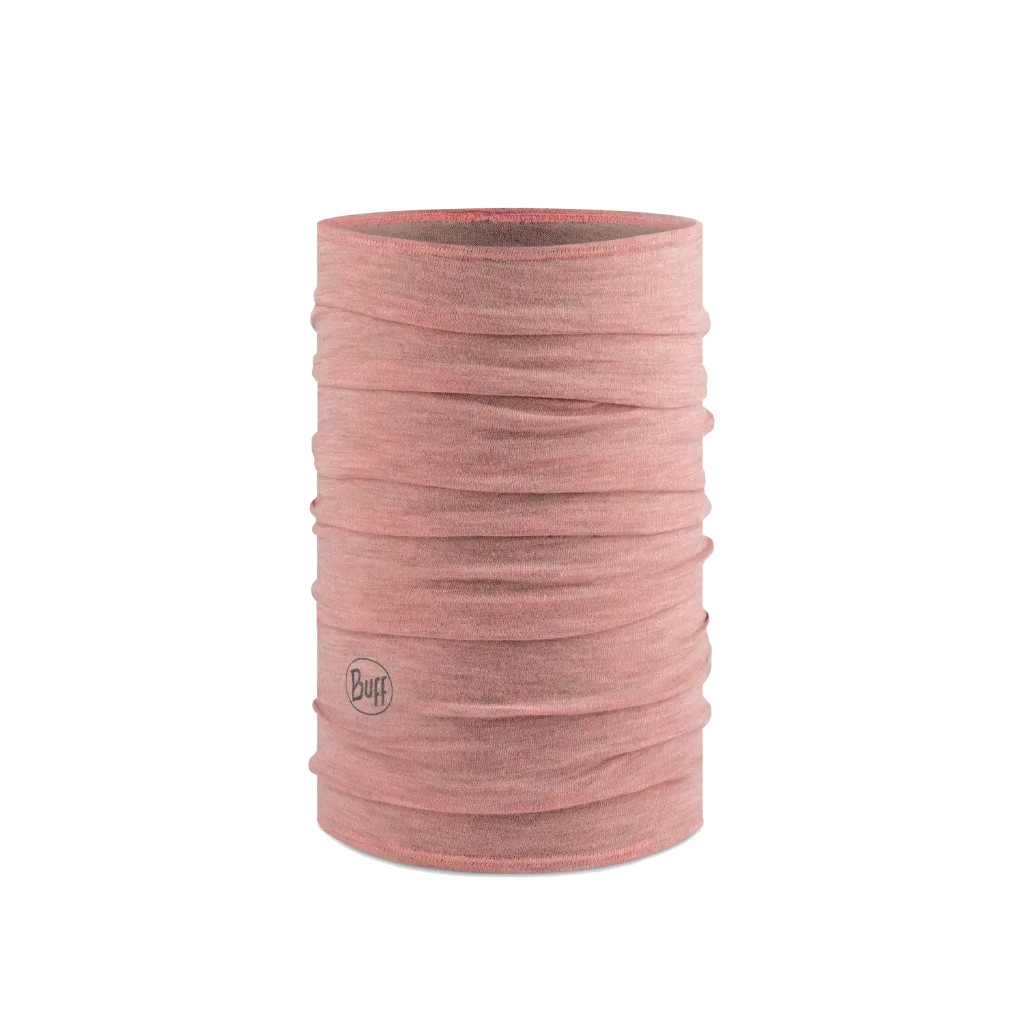 Merino Wool Buff Midweight - Rosewood Melange