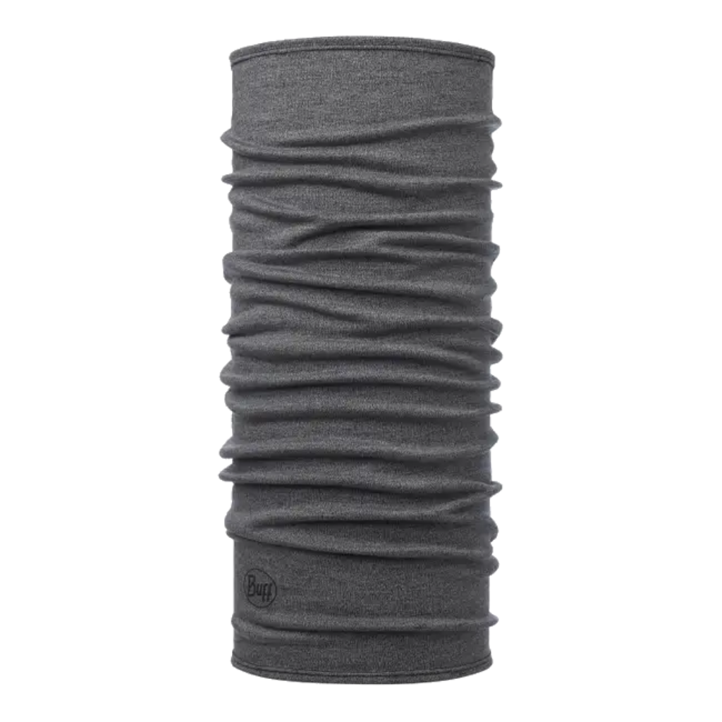 Merino Wool Buff Midweight - Light Grey Melange