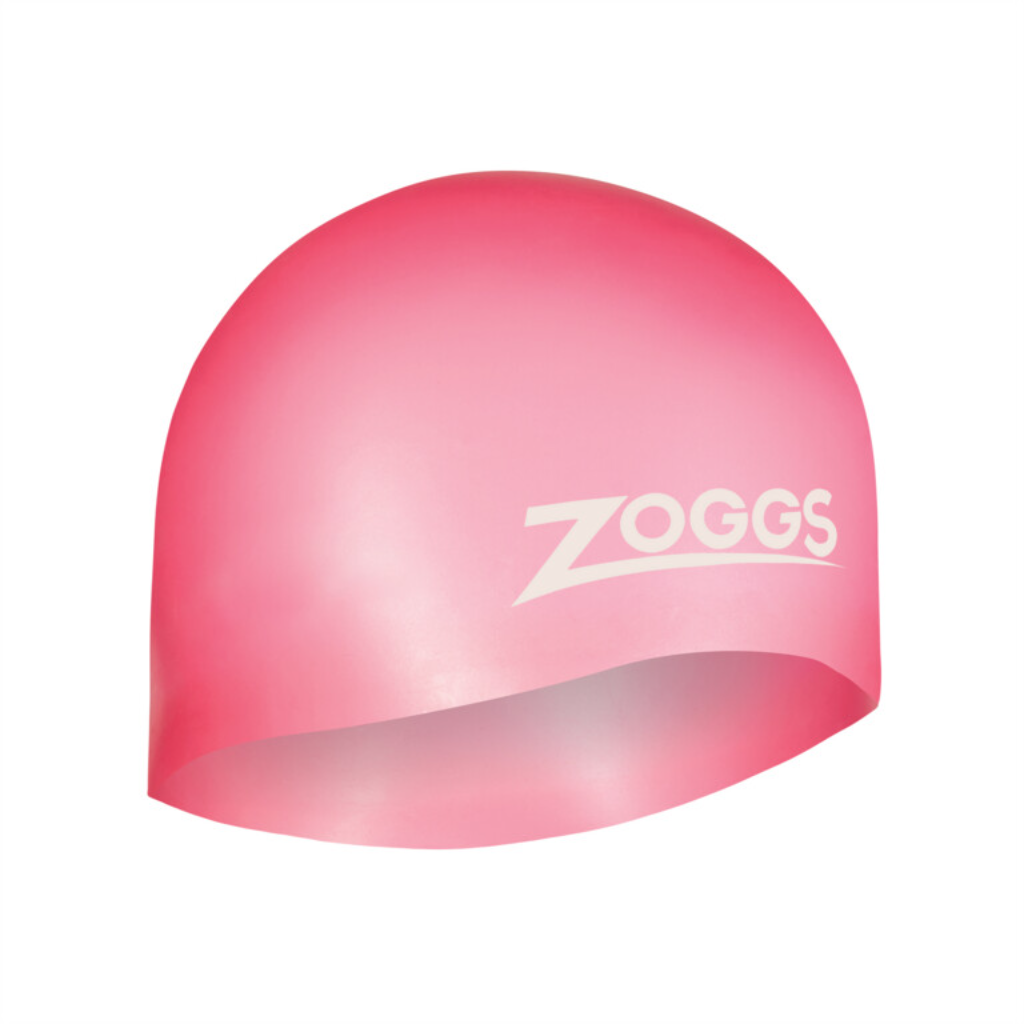 Zoggs Silicone Easy Fit Cap Pink - Booley Galway