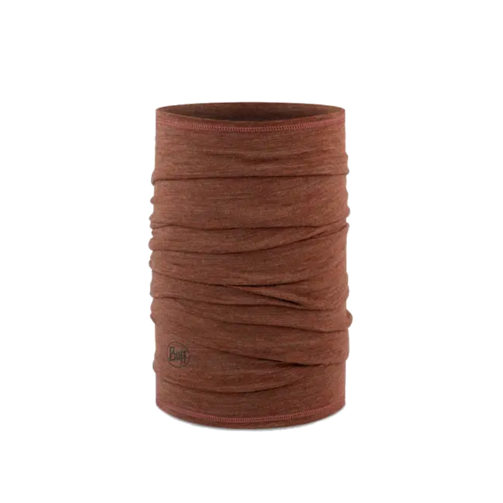 Merino Wool Buff Lightweight - Multistripes Wood