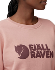 Women's Fjallraven Logo Sweater - Dusty Rose-Port