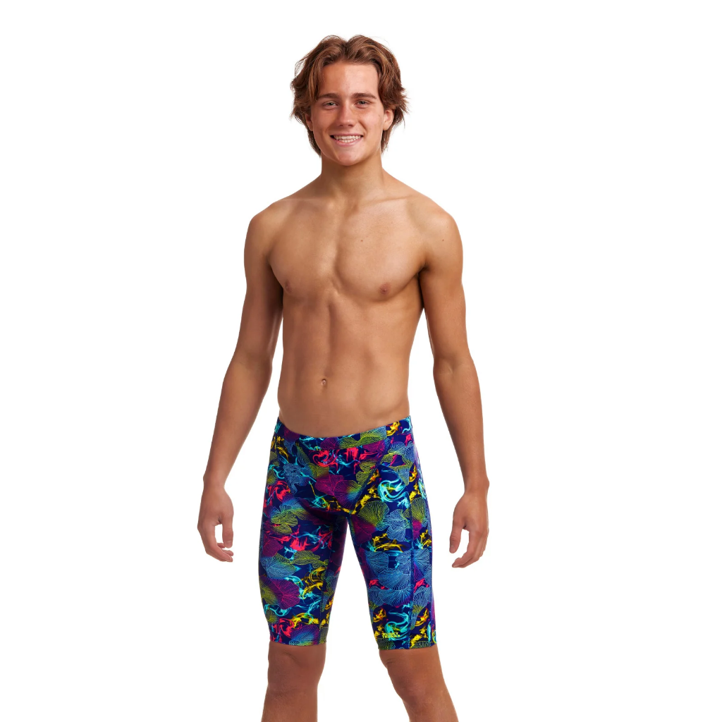 Funky Trunks Kids Training Jammers Oyster Saucy - Booley Galway