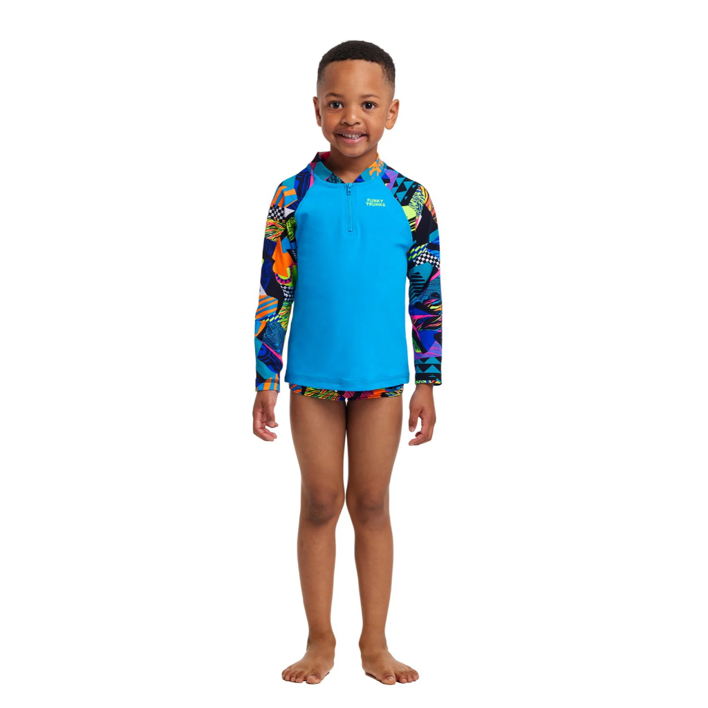 Funky Trunks Kids Zippy Rash Vest Bel Air Beats - Booley Galway