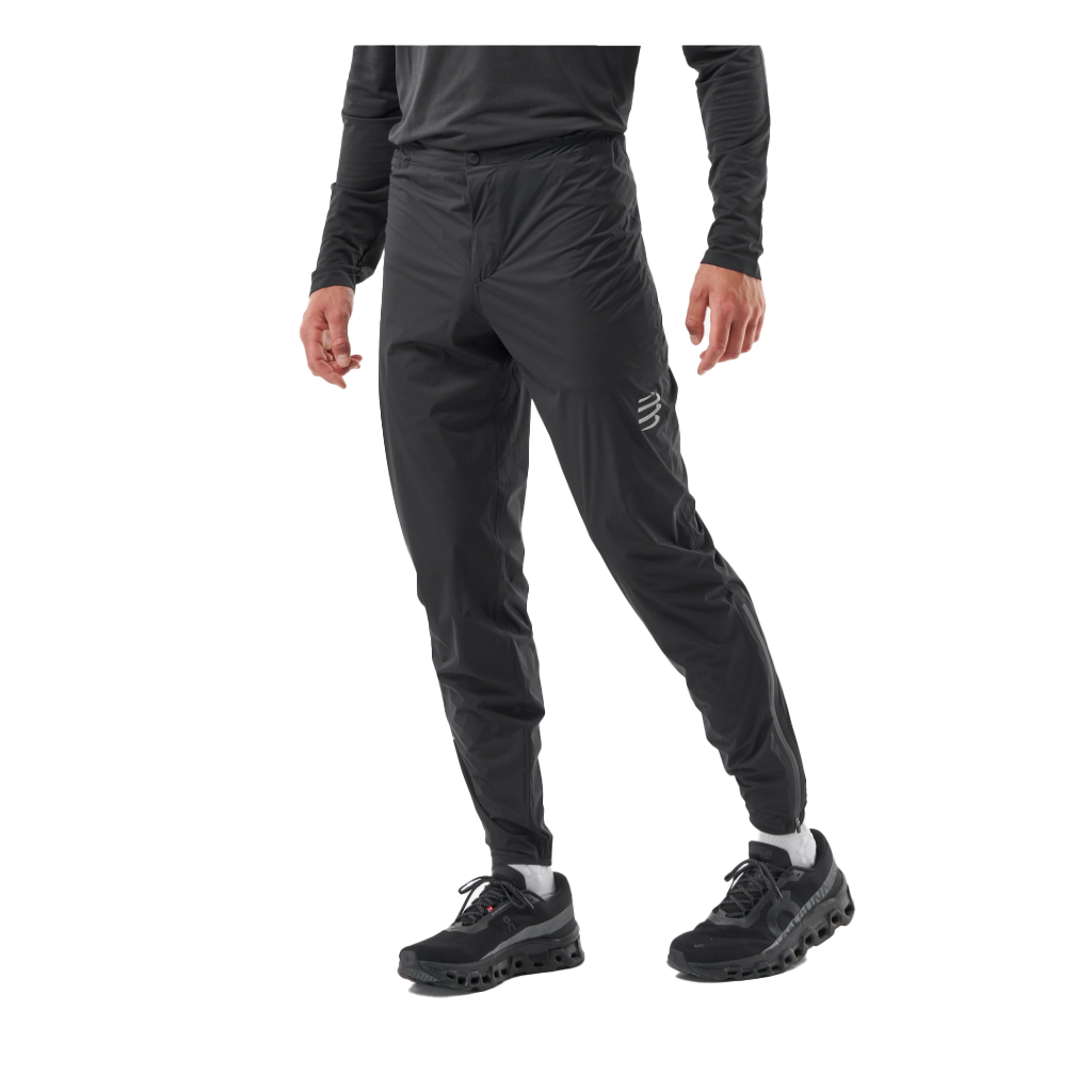 COMPRESSPORT Unisex Hurricane Waterproof 10/10 Pants 2.0 Black - Booley Galway