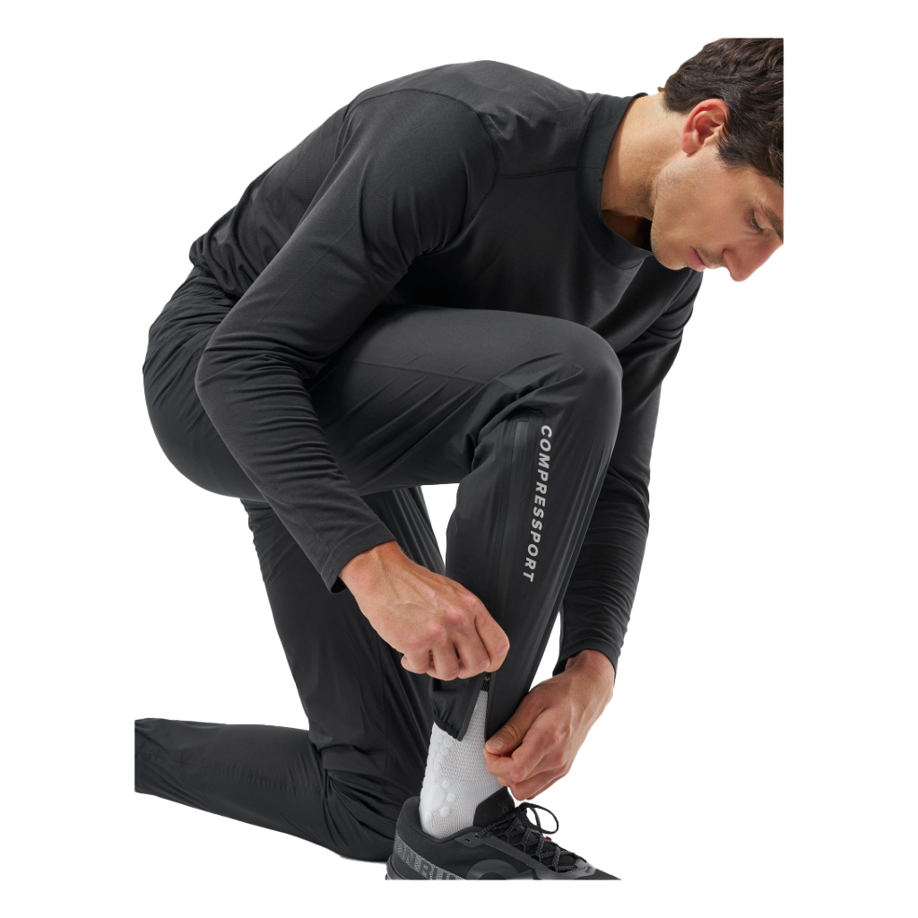 COMPRESSPORT Unisex Hurricane Waterproof 10/10 Pants 2.0 Black - Booley Galway
