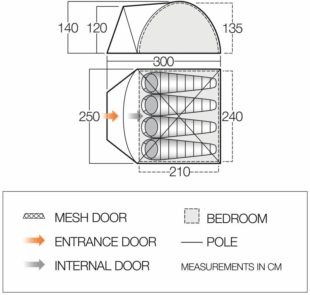 Tay 400 4-man Tent