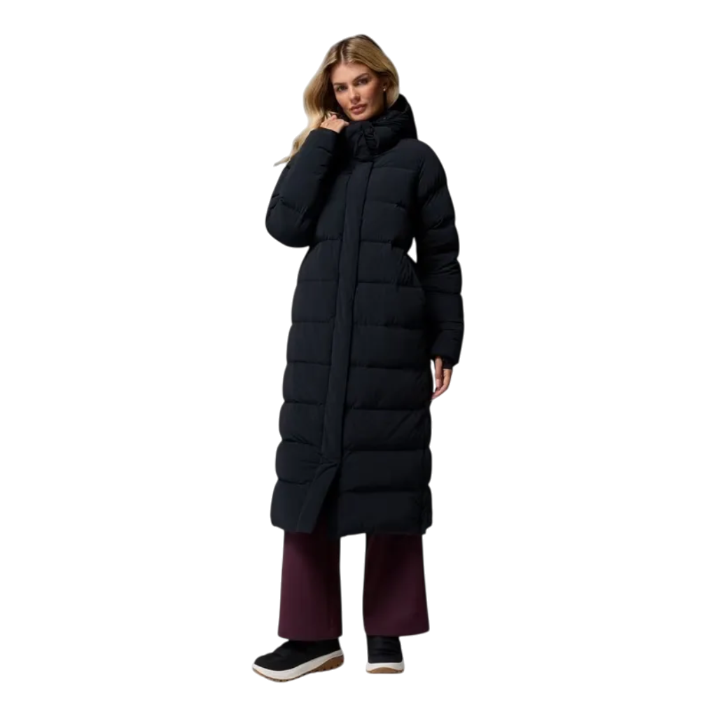 Women's Amaze Puff™ Long Hooded Down Puffer - Black
