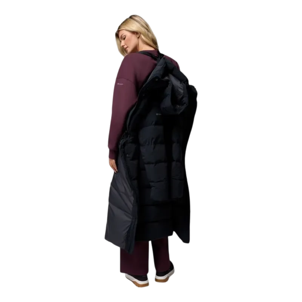 Women's Amaze Puff™ Long Hooded Down Puffer - Black