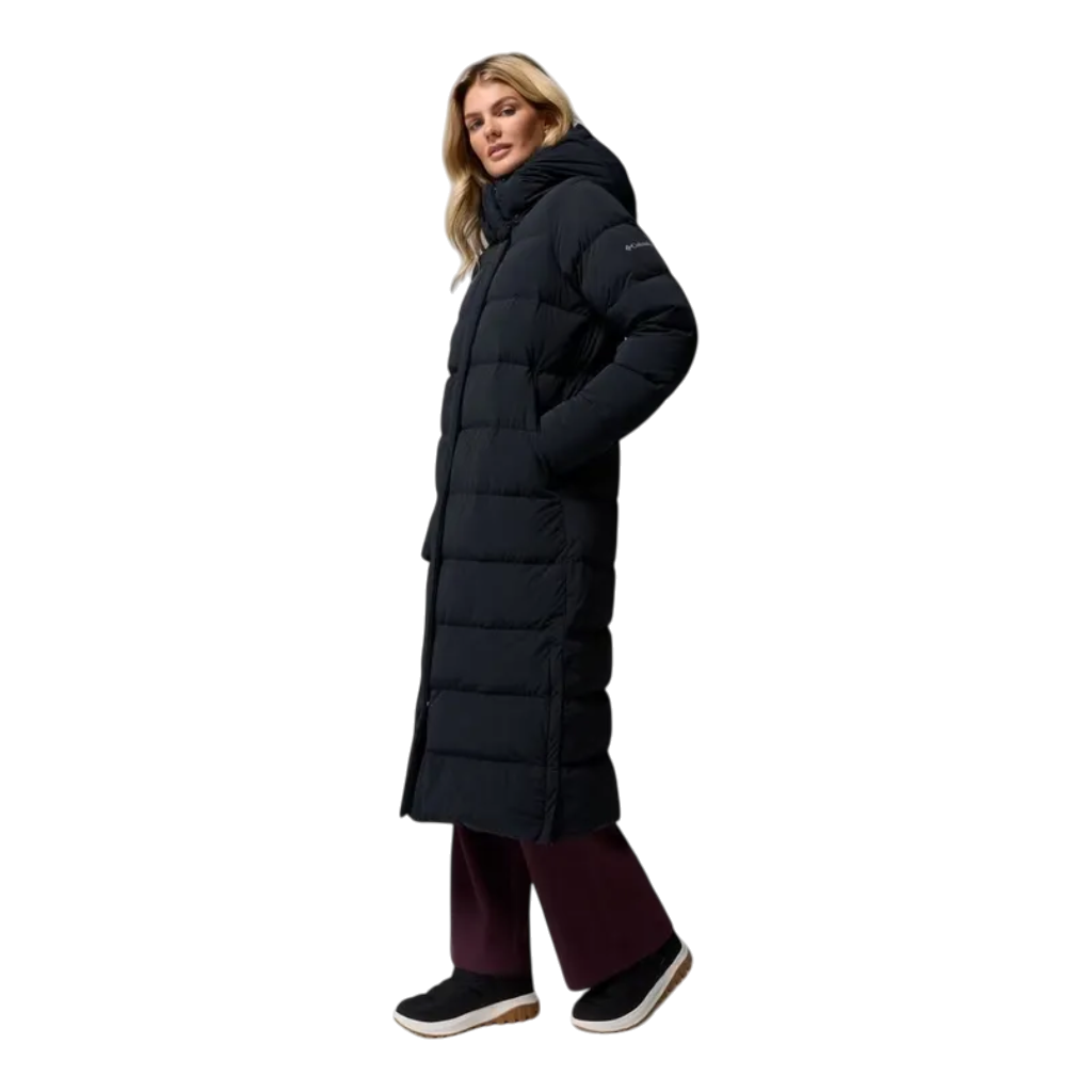 Women's Amaze Puff™ Long Hooded Down Puffer - Black