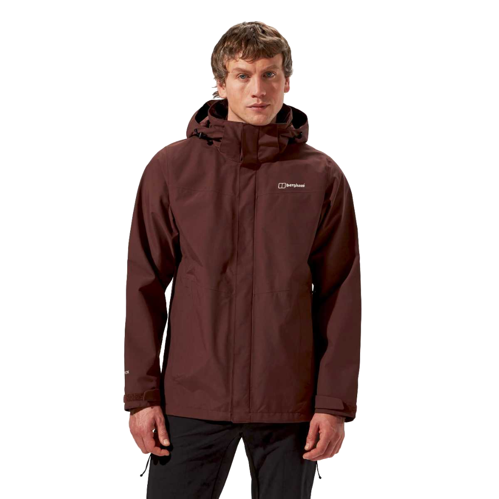 Berghaus Men&#39;s Hillwalker IA Shell Jacket Cedar Brown - Booley Galway