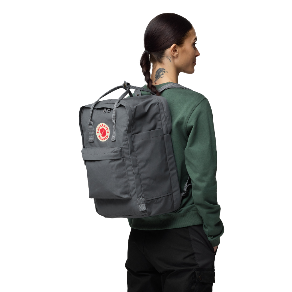 Fjallraven Kanken Laptop 17 in Graphite - Booley Galway