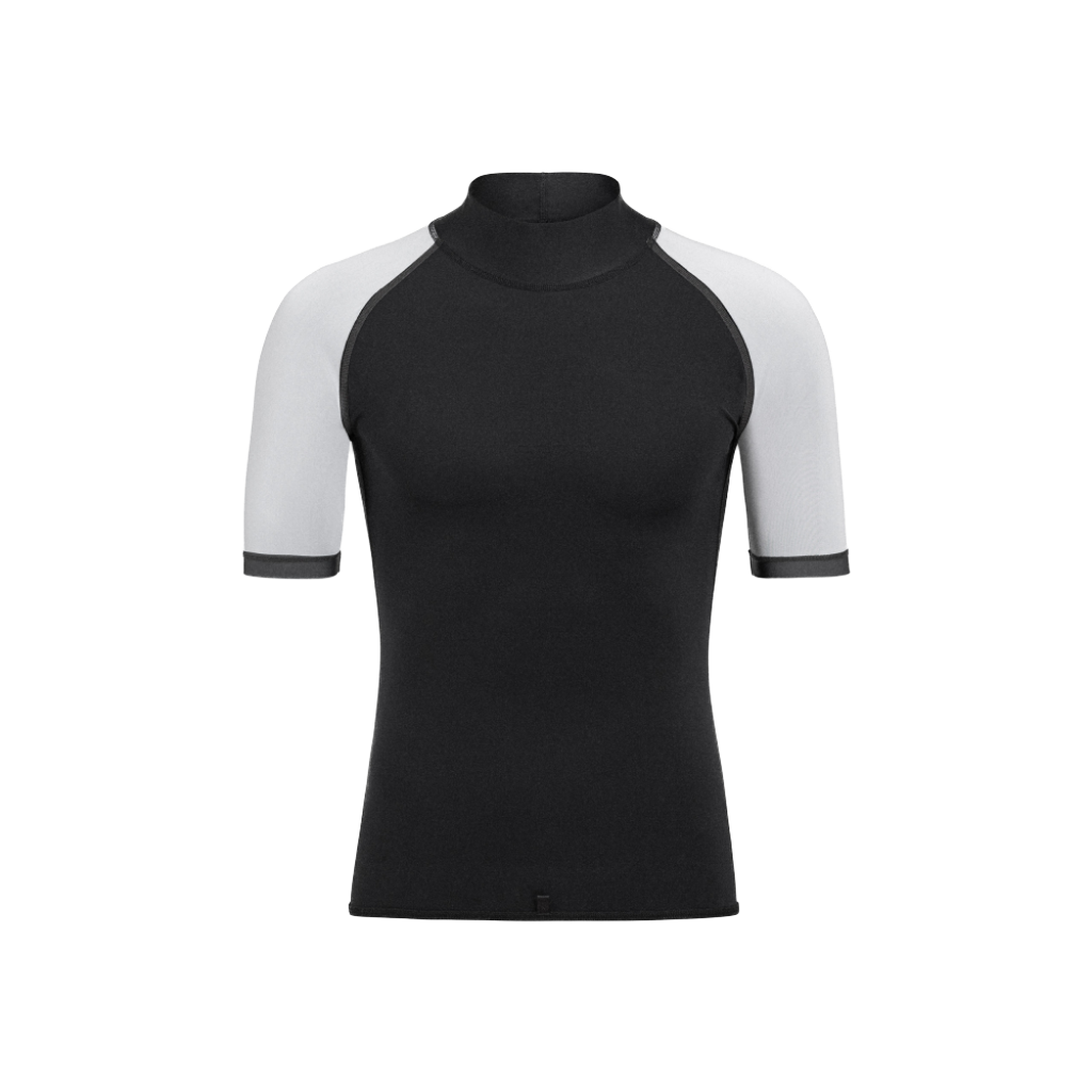 Orca Men&#39;s Bossa Black Rash Vest Black - Booley Galway