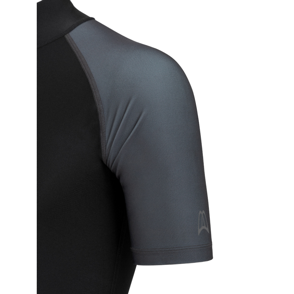 Orca Men&#39;s Bossa Black Rash Vest Black - Booley Galway