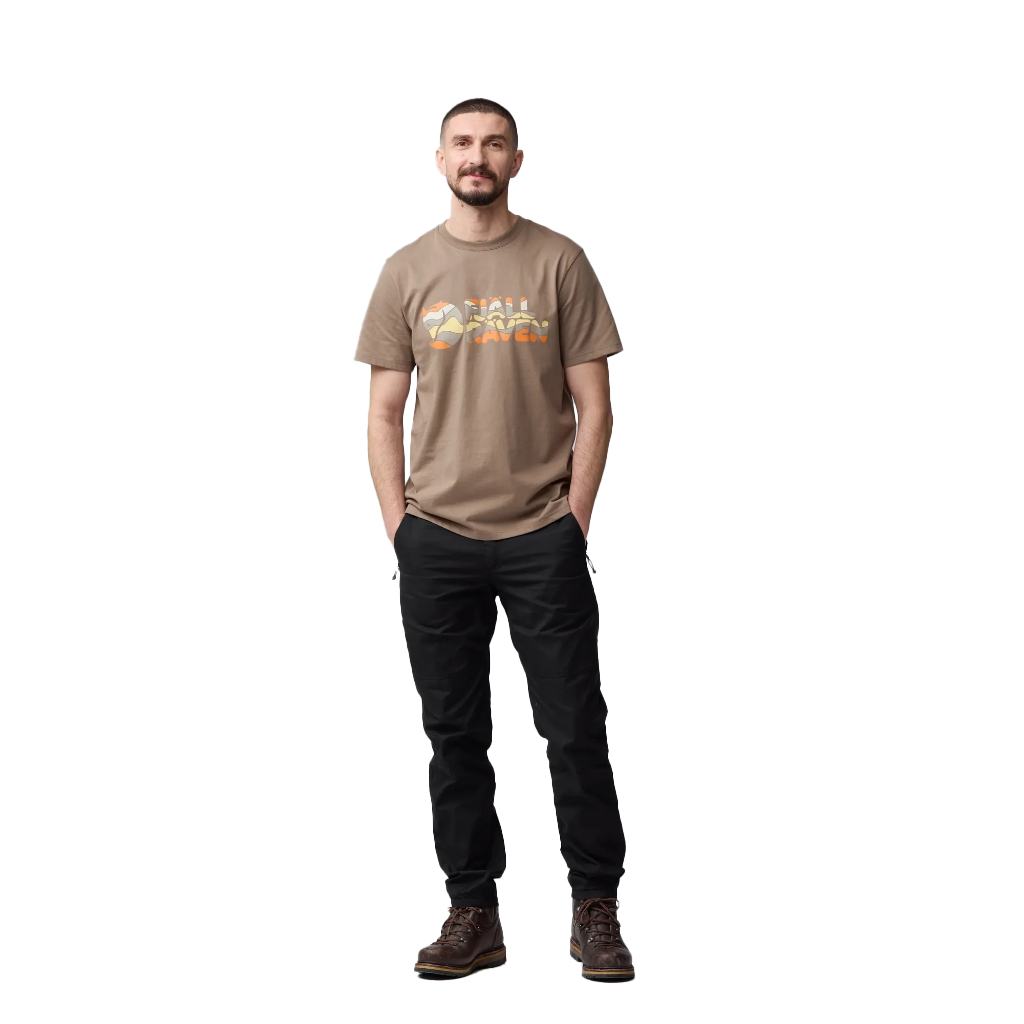 Fjallraven Men&#39;s Multicolor Logo T-shirt - Booley Galway