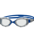 Zoggs Predator Flex Goggles Grey / Blue / Clear - Booley Galway