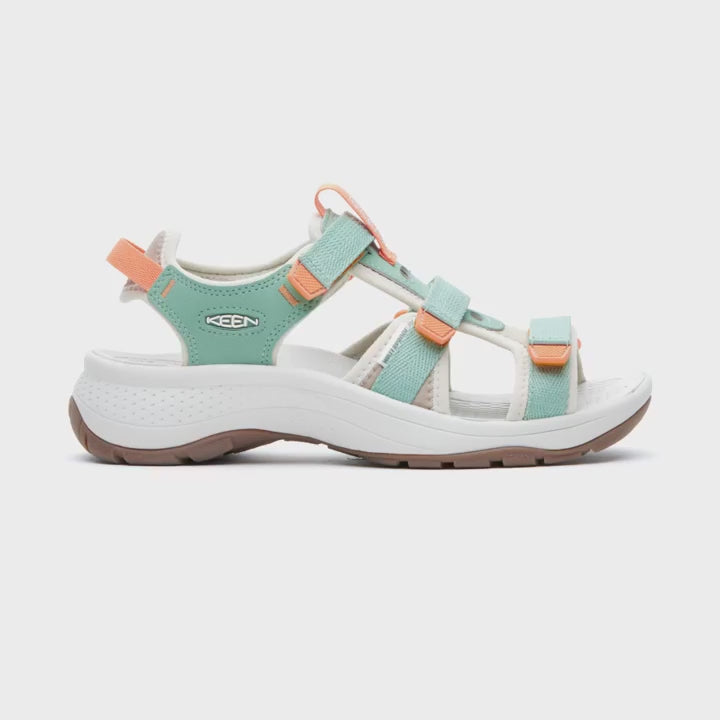 Keen Women's Astoria West Open Toe Granite Green / Tangerine - Booley Galway