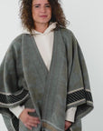Barts Women's Tunsta Poncho Charcoal - Booley Galway