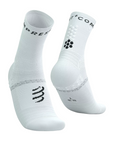COMPRESSPORT Unisex Pro Marathon Socks V2.0 White / Black - Booley Galway