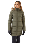 Rab Women's Deep Cover Parka Army - Booley Galway