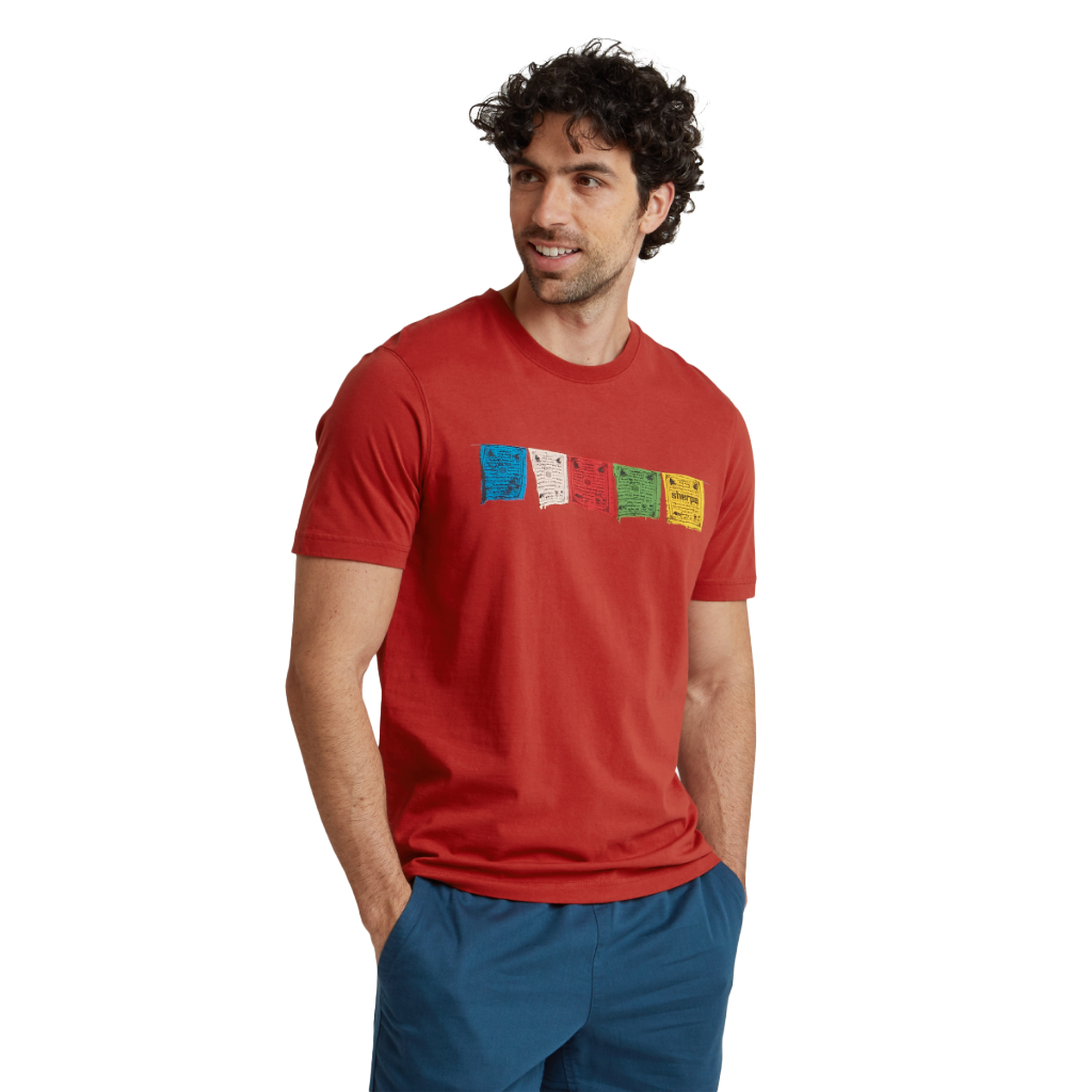 Sherpa Adventure Gear Unisex Tarcho Tee Rust - Booley Galway