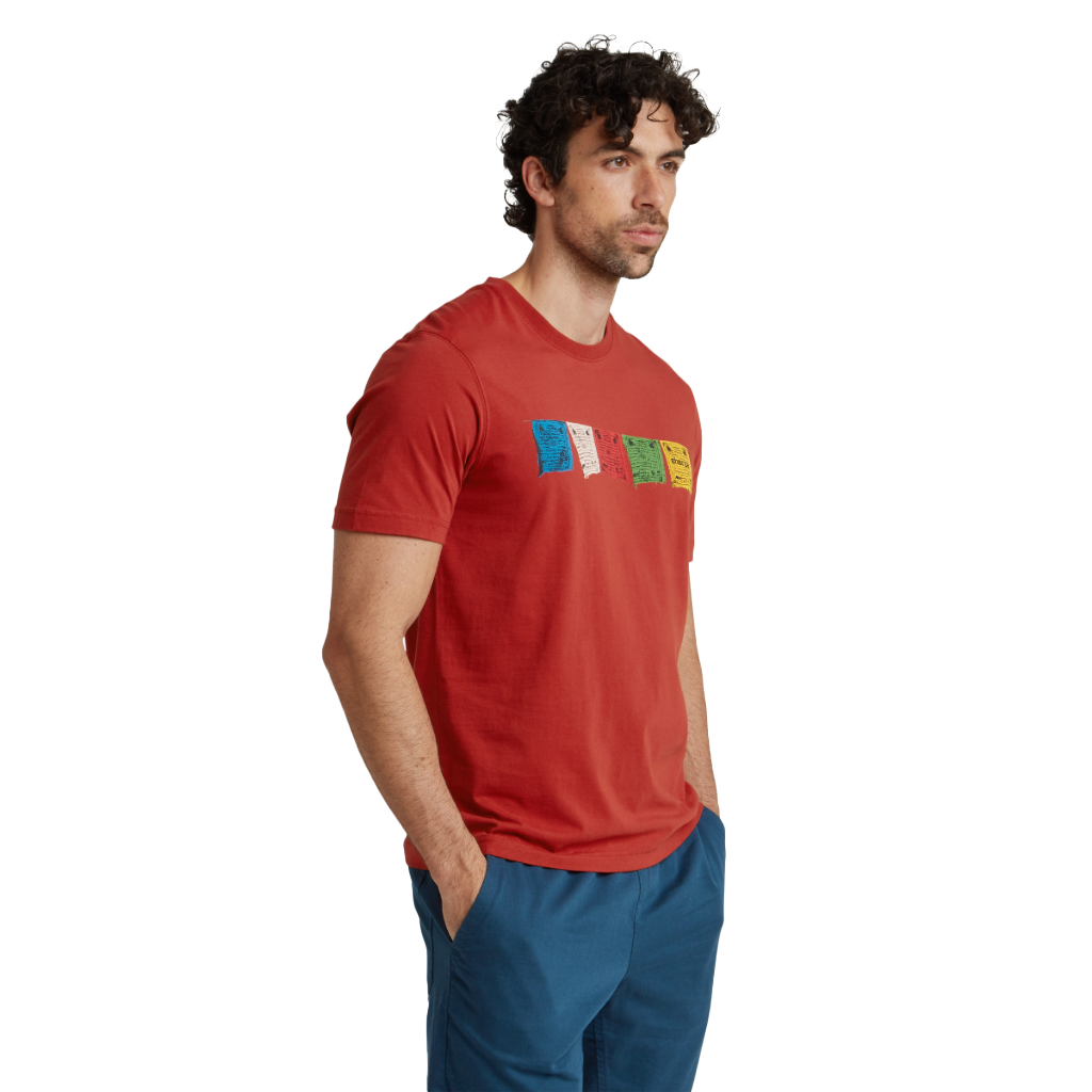 Sherpa Adventure Gear Unisex Tarcho Tee Rust - Booley Galway