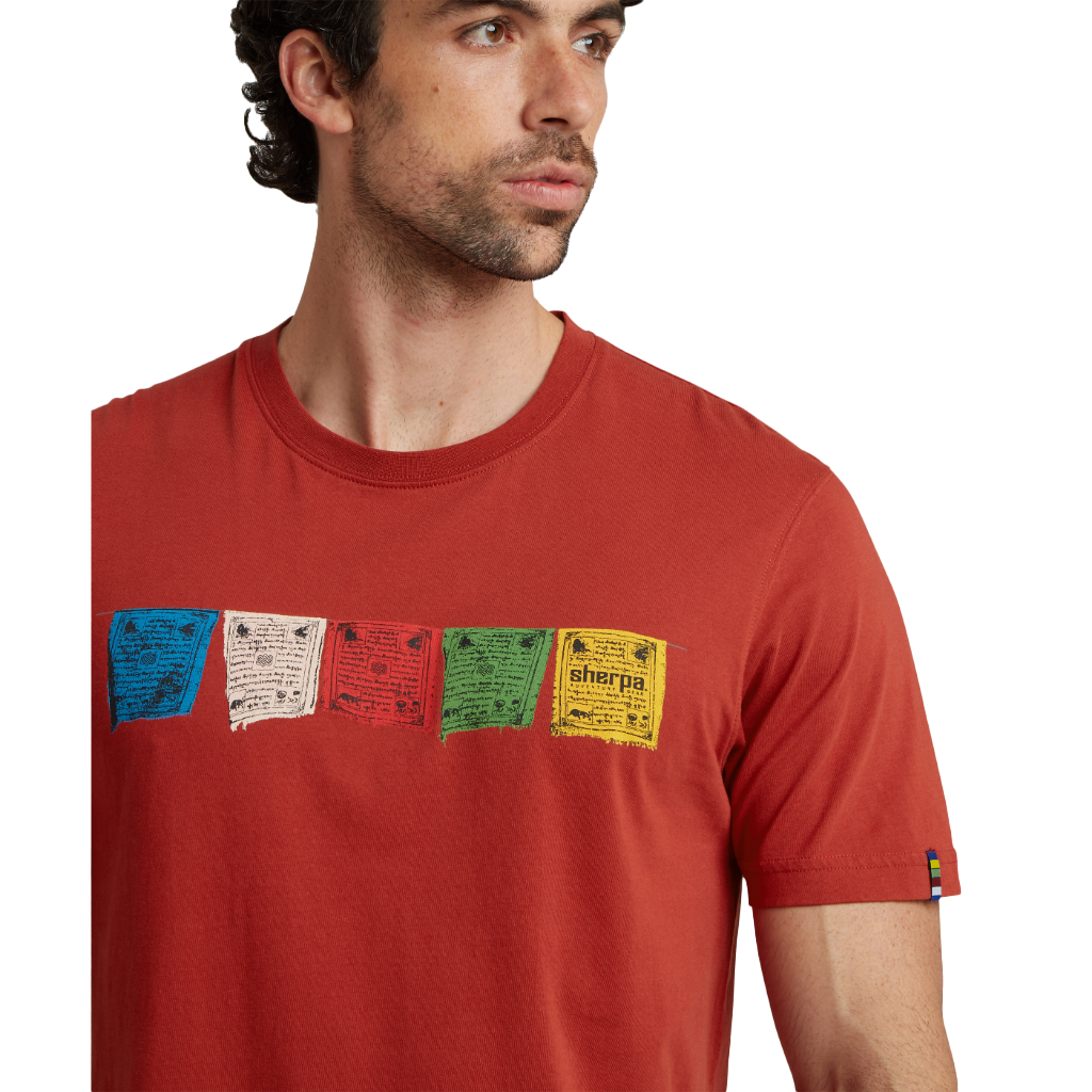 Sherpa Adventure Gear Unisex Tarcho Tee Rust - Booley Galway