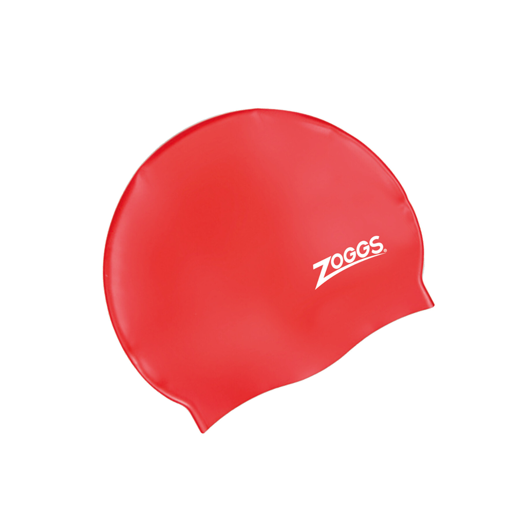 Zoggs Silicone Swim Cap Red - Booley Galway