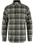 Fjallraven Men's Singi Heavy Flannel Shirt Super Grey / Stone Grey - Booley Galway