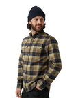 Fjallraven Men's Singi Heavy Flannel Shirt Dark Sand - Booley Galway