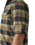 Fjallraven Men's Singi Heavy Flannel Shirt Dark Sand - Booley Galway