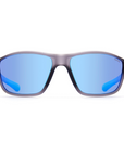 Sinner Eyak Matte Cry Grey / Polarised SINTEC Smoke Icy Blue Oil Lens - Booley Galway