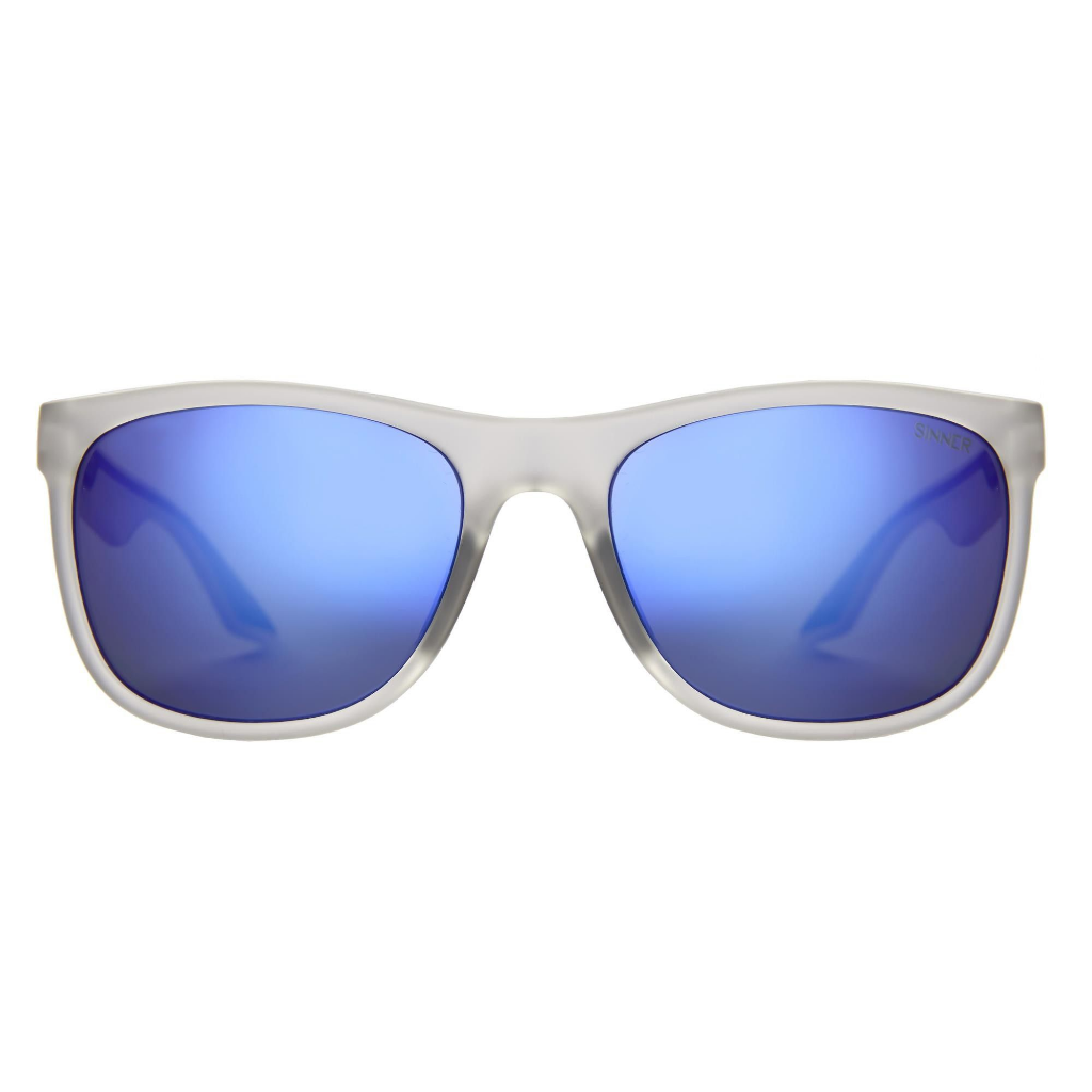 SINNER Rockford Matte Crystal / Smoke Blue Oil Lens - Booley Galway