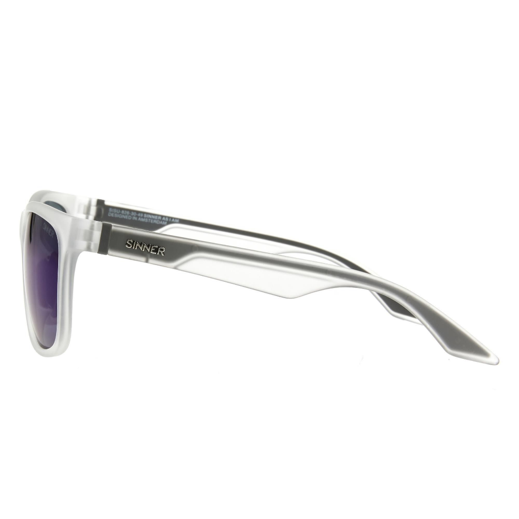 SINNER Rockford Matte Crystal / Smoke Blue Oil Lens - Booley Galway