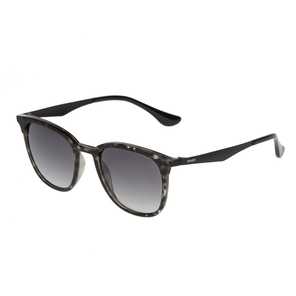 Cowell - Matte Black / Grey Tortoise / Gradient Smoke Mirror Lens