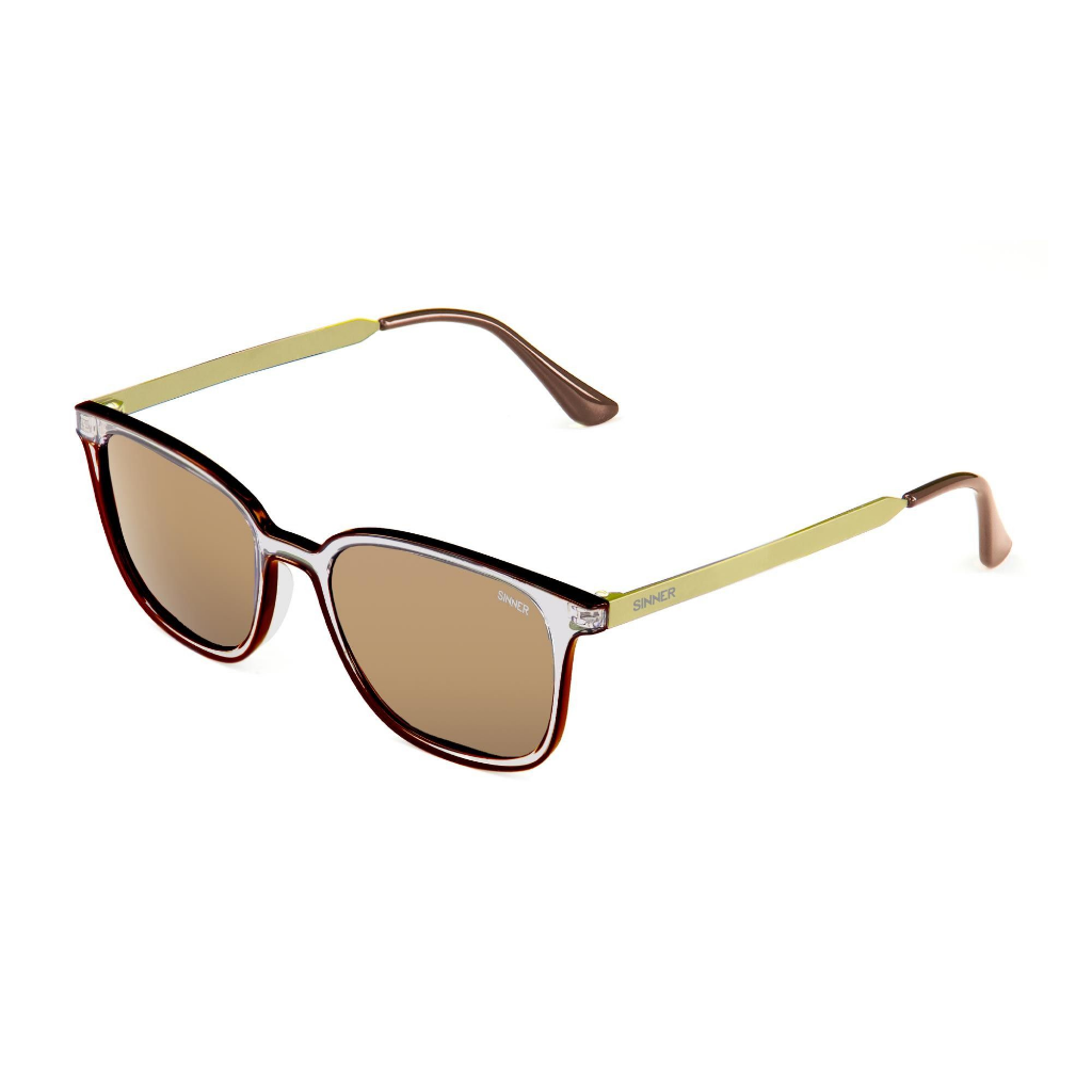 SINNER Aliso Shiny Dark Brown / Polarised SINTEC Brown Lens - Booley Galway
