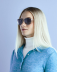 SINNER Bodega Shiny Silver Metal / Polarised SINTEC Gradient Green Lens - Booley Galway