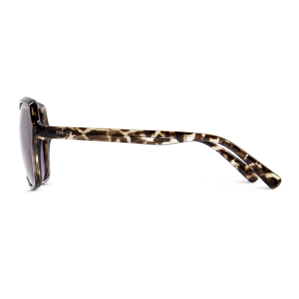 SINNER Montara Black Grey Tortoise / Polarised SINTEC Smoke Lens - Booley Galway