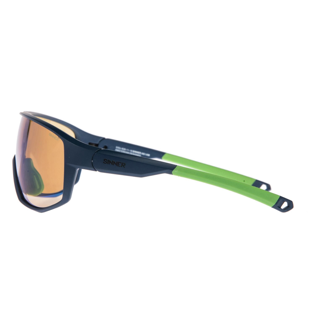 SINNER Bryce II Ski Matte Black / Matte Green / SINTRAST Snow Orange Mirror Lens - Booley Galway
