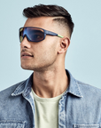 Bryce II Ski - Matte Black / Matte Green / SINTRAST Snow Orange Mirror Lens