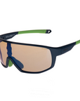 Bryce II Ski - Matte Black / Matte Green / SINTRAST Snow Orange Mirror Lens