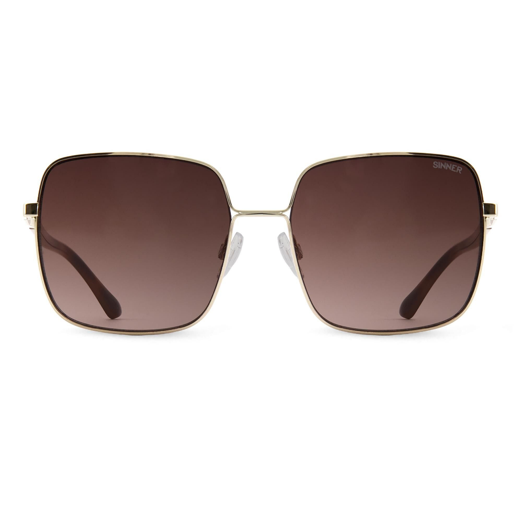 SINNER Madiki Shiny Gold Metal / Gradient Brown Lens - Booley Galway